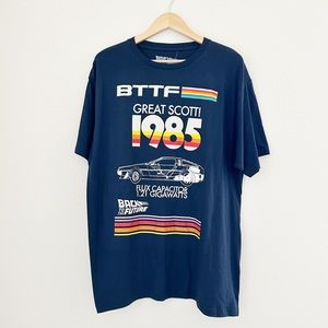 NEW Back to the Future 1985 Great Scott Graphic Tee